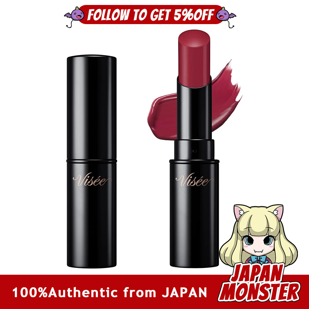 Kose Visee Nenmaku Fake Rouge RO650 Cherry's Conceit Cherry Red Mucous membrane lip Mucous membrane color Complexion Glossy serum ingredients 3.8g x 1