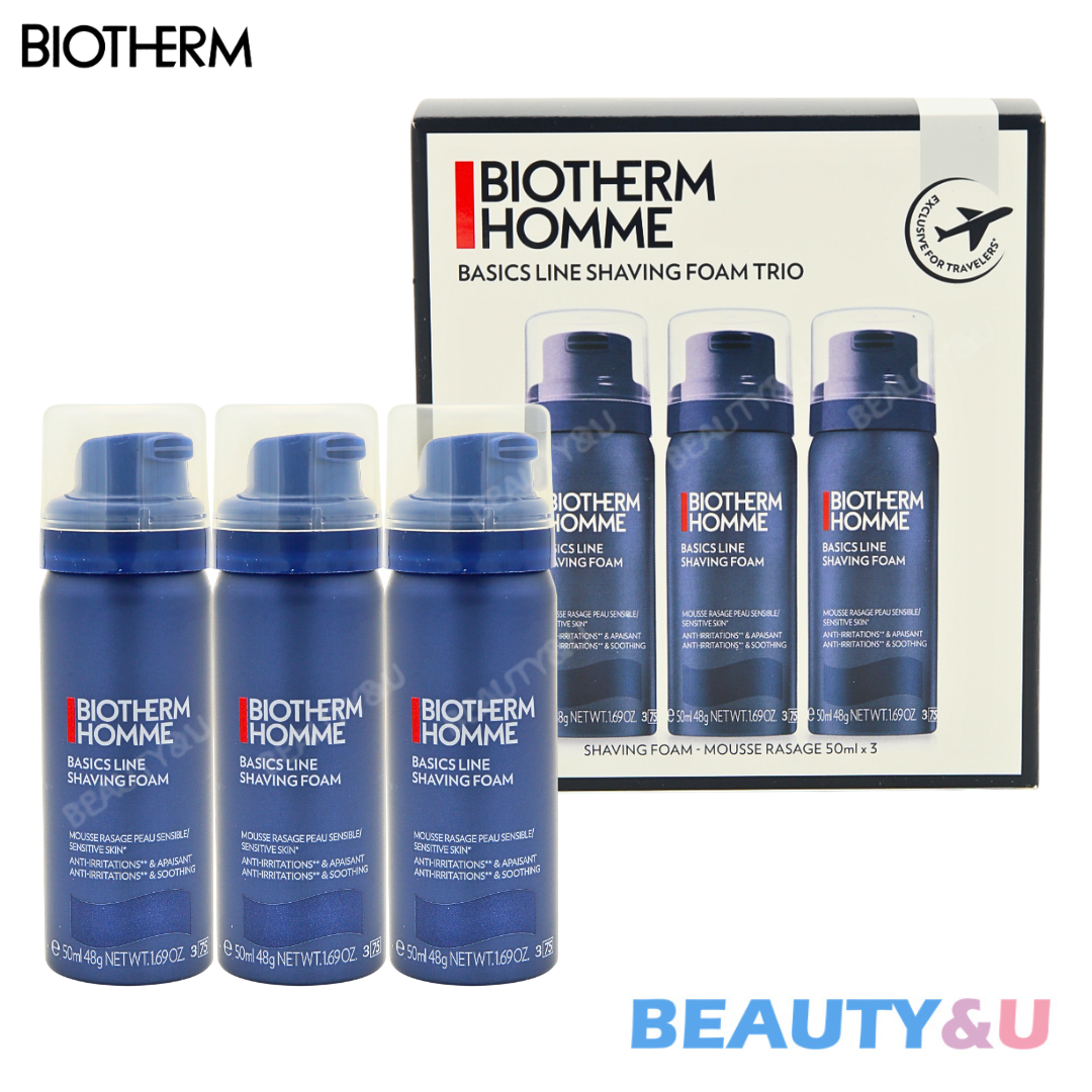 Biotherm For Men Cleanser 125Ml+Lotion 200Ml+Gel 50Ml - Biotherm