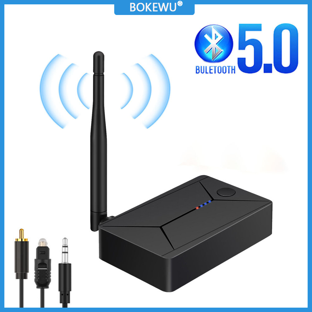 BOKEWU Bộ Phát Bluetooth 5.0 3.5Mm AUX Đồng Trục Quang Nhạc Âm Thanh Nổi
