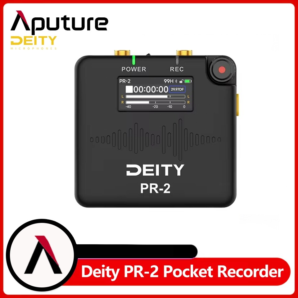 Aputure Deity PR-2 Stereo Pocket Recorder With Lavalier Mic For Vlog Video DSLR Interview Recording Wedding ราคา 10,355 บาท*ส่งฟรี