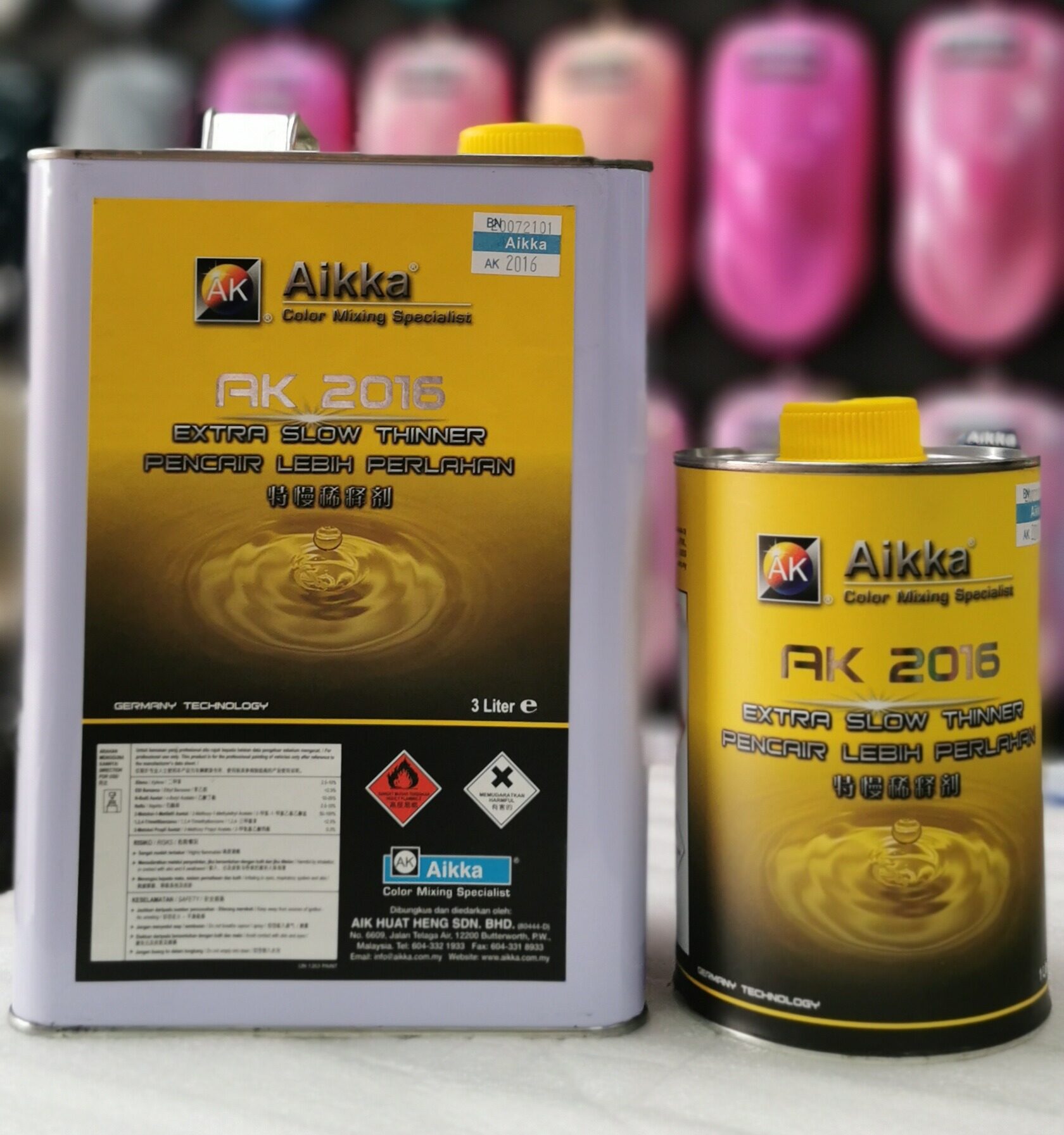 AIKKA 2016 EXTRA SLOW 2K THNNER (LACQUER THINNER) Price, Reviews