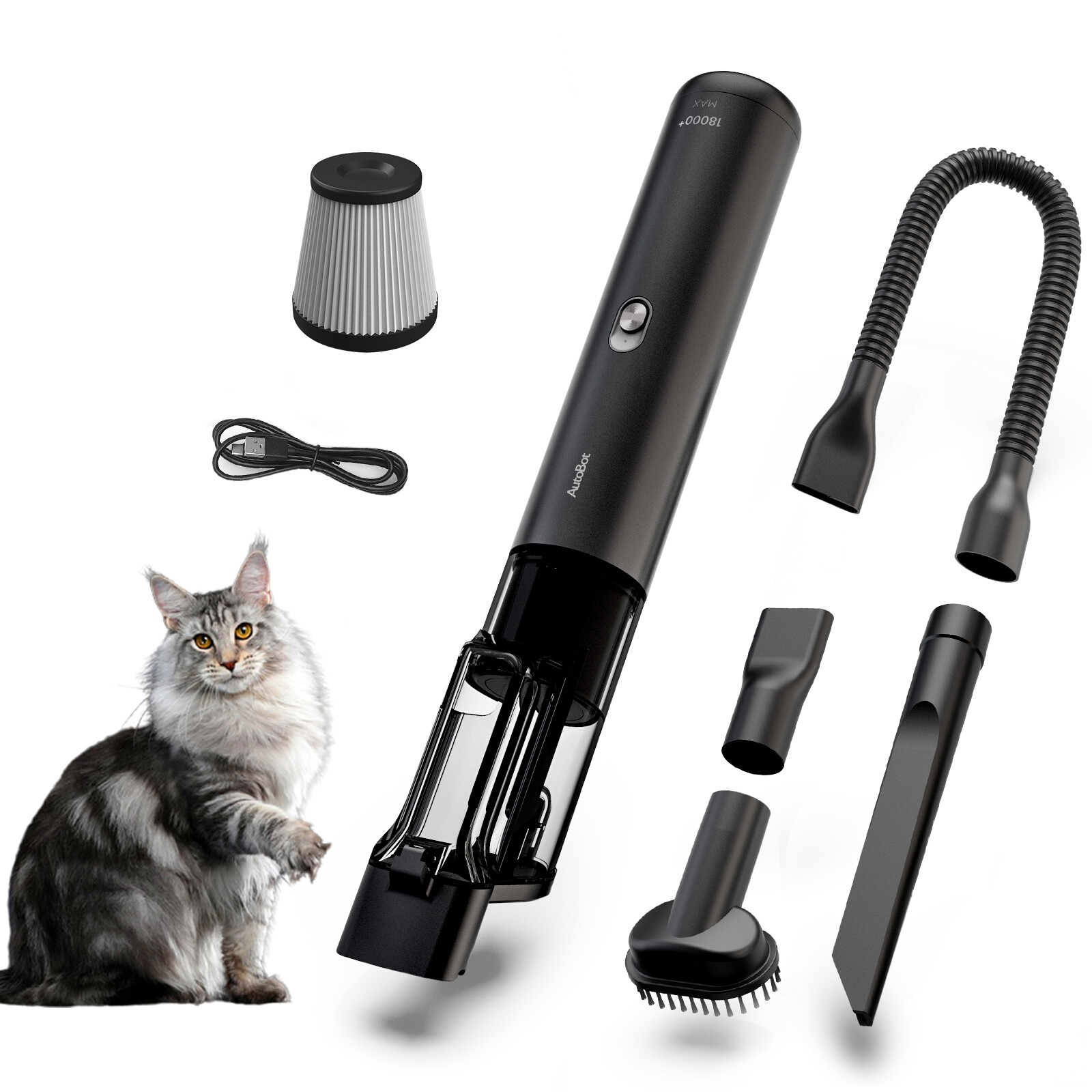 Car Vacuum Handheld Vacuum Cleaner Rechargeable 20000pa Powerful