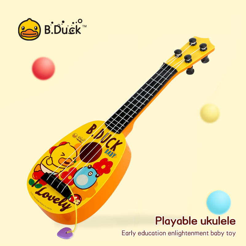 B.Duck Ukulele Music Enlightenment Toys Easy Playing and Adjustbale Tuners