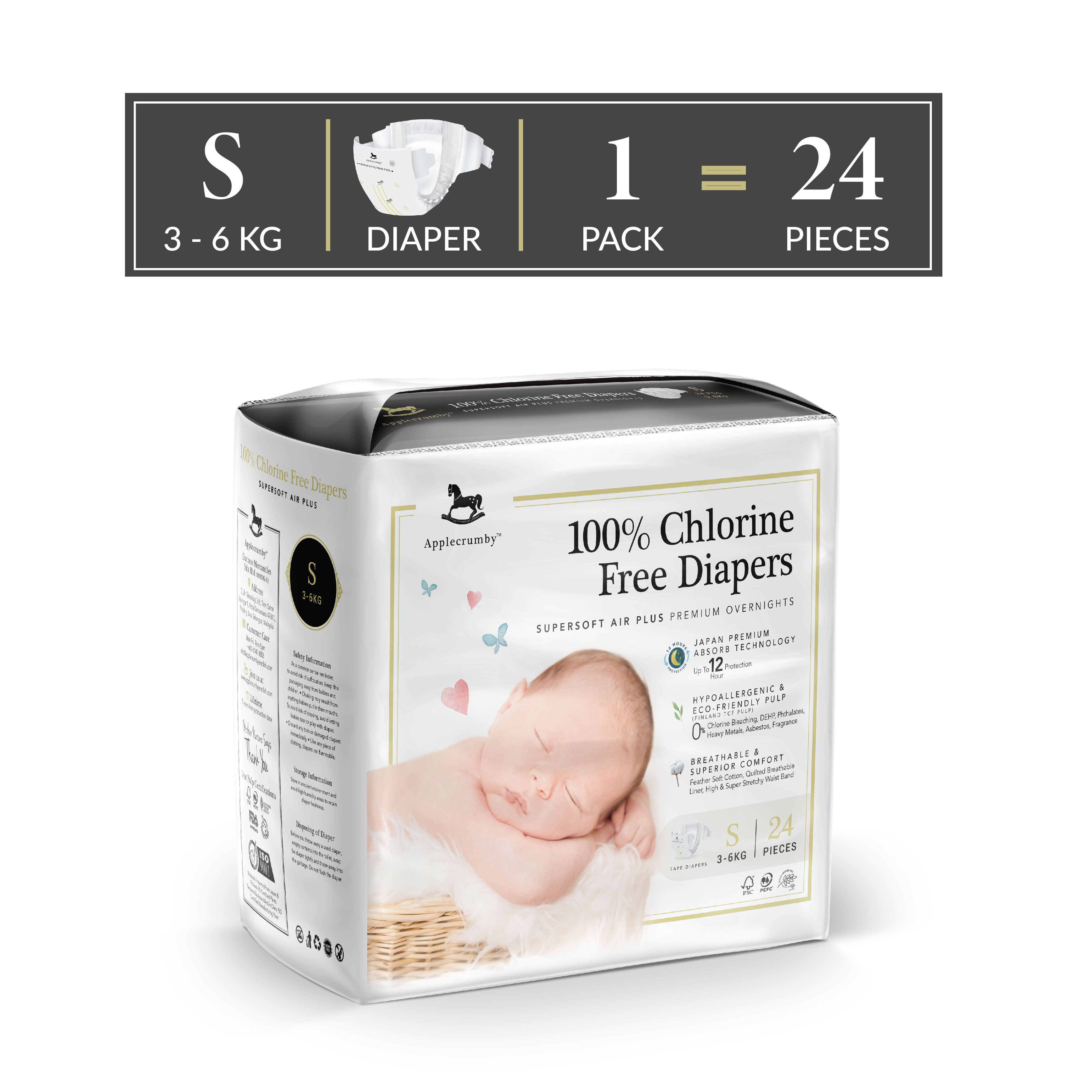 Chlorine Free Premium Baby Pull up 