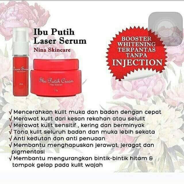 Hot Item Pati Ibu Putih Nina Skincare Direct Hq Free Gift Lazada