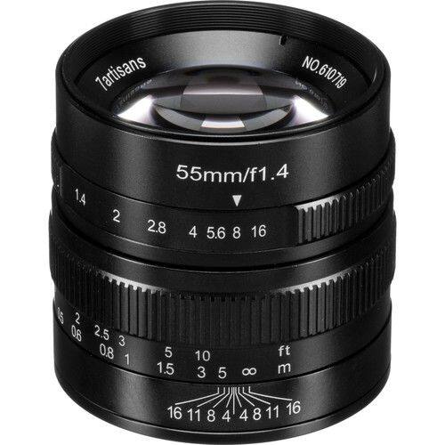 7artisans 55mm F1.4 Mark II APS-C Manual Focus Lens Large Aperture Mirrorless Cameras Lens ราคา 4,450 บาท*ส่งฟรี