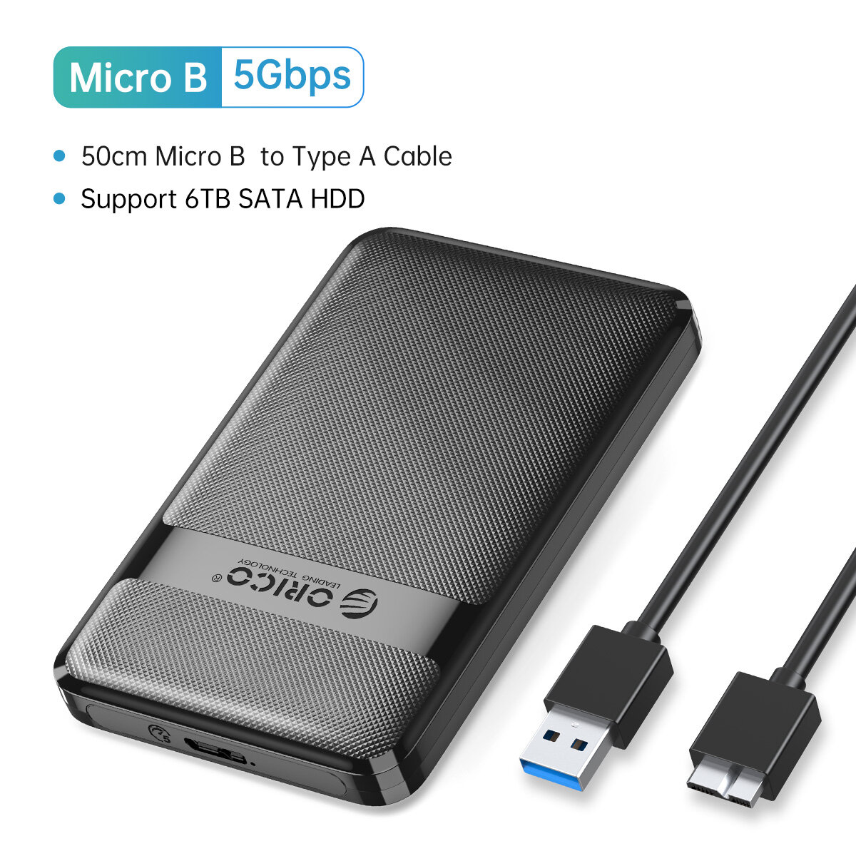 ORICO Hộp Đựng Ổ Cứng Gắn Ngoài SATA 3.0 Sang USB3.0 Bộ Chuyển Đổi Ổ Cứng HDD 2.5 Inch Cho Samsung S