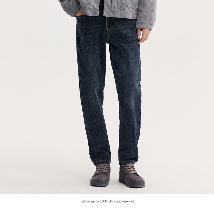 Semir Men'S Jacket For Autumn 2024 Made Textured Vintage Corduroy Fabric Featuring Stylish Versatile Work Clothes-Inspired Top Perfect For Fashionable Look · v4
