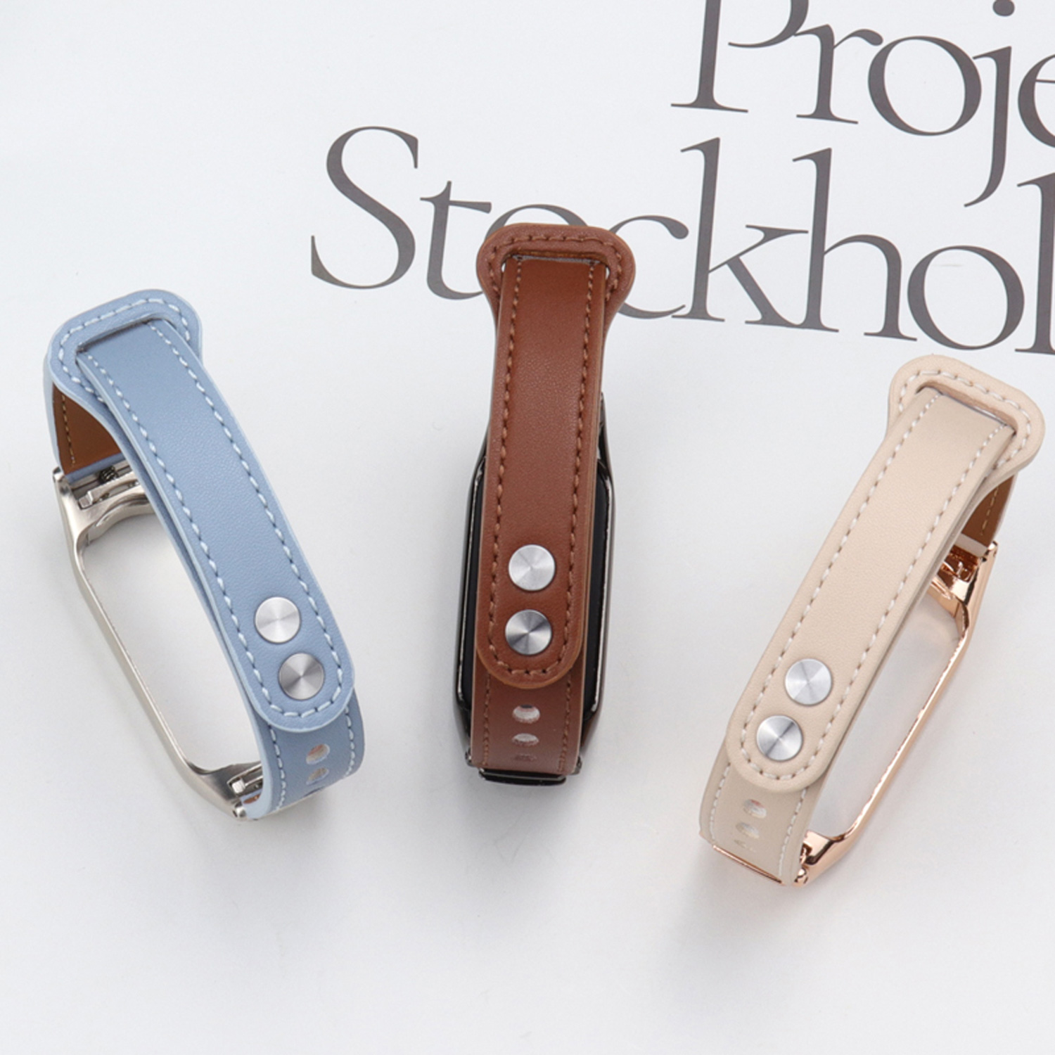 Dây đeo phù hợp cho xiaomi mi band 7 dây đeo cổ tay mi band 6 / 5 / 4 / 3 nfc dây đeo cổ tay thay thế thời trang bằng da bò