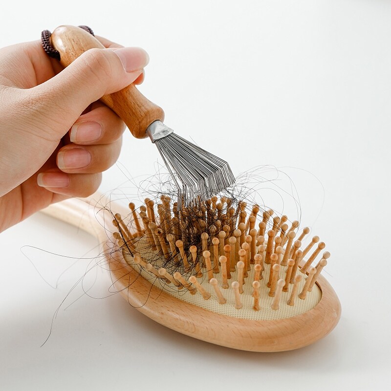 Gambar 9ZhouGZ Japanese comb hair comb brush clean air cushion clean claw gasbag massage cleaner brush brush cleaning tools