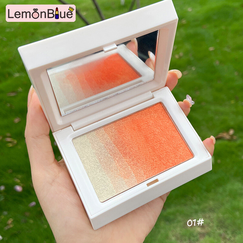 Gambar LemonBlue Highlighter Palette Face Contour Bronzer Make Up Blusher Professional Blush Shading Cosmetics for Women