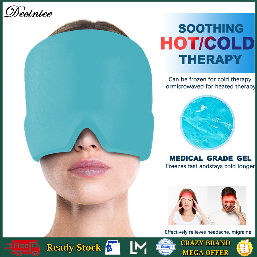 Mũ giảm đau nửa đầu gel nóng lạnh trị liệu đau đầu băng quấn đầu giảm đau mát xa trị liệu giảm đau áp lực căng thẳng