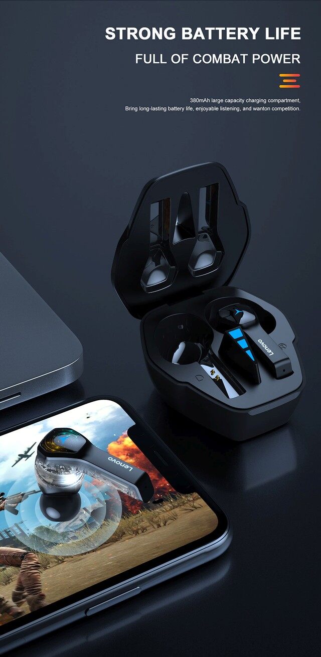 Lenovo Hq08 True Wireless Gaming Earbuds