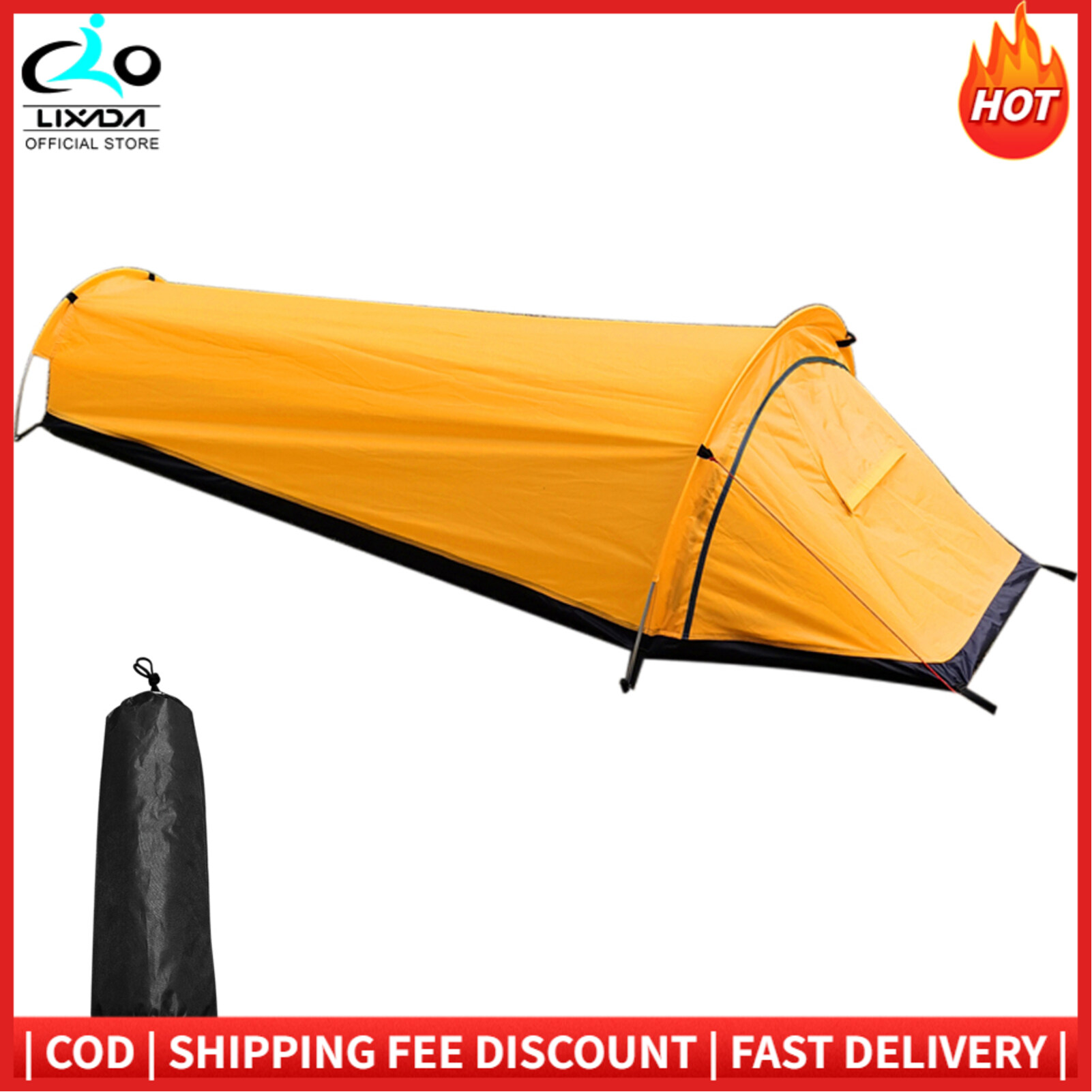 Backpacking Tent Outdoor Camping Sleeping Bag Tent Lightweight Single