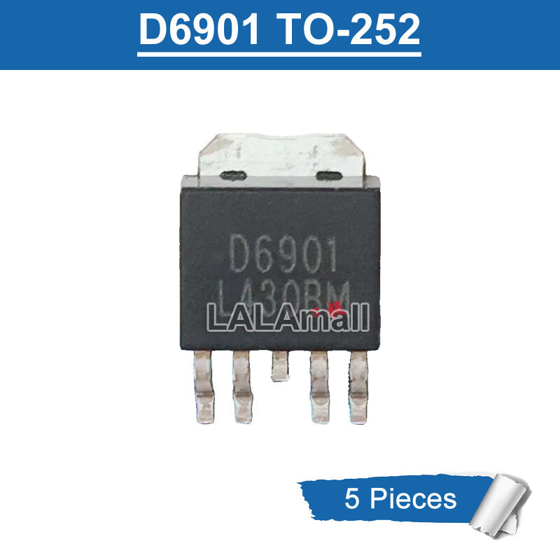 5 cái d6901 để-kết 252 fkd6901 TO-252-4L SMD 60V N + p-kênh MOSFET Transistor mới ban đầu