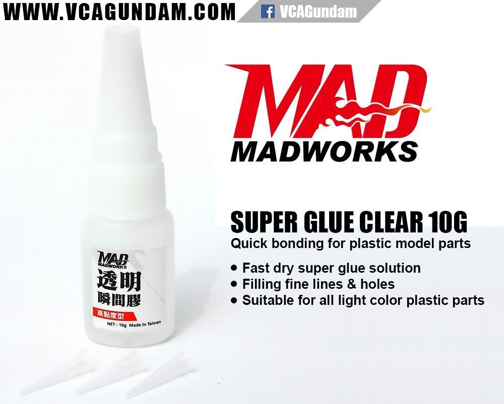 Mad Works™ Plastic Modelling Accessories CG-002 SUPER GLUE CLEAR 10G