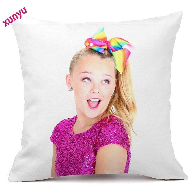 New Jojo Siwa Lovely Cushion Cover 45cm x 45cm Rainbow, 