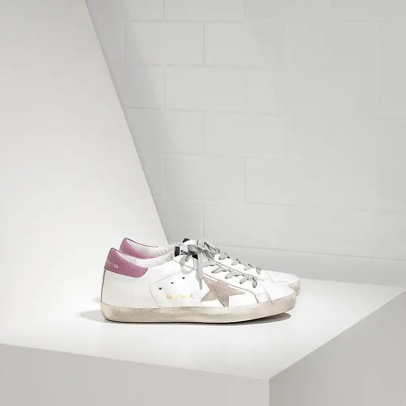 golden goose white pink