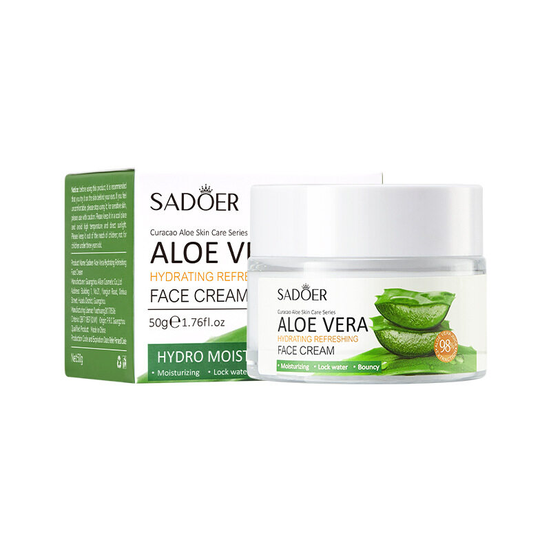 Lazada Philippines - Aloe moisturizing and refreshing face cream: Essence Cream for moisturizing and moisturizing skin and improving skin dryness