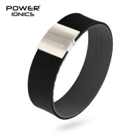 【FDA Registration】Power Ionics New 3000 Anions Ultra Bangle Tourmaline Silicone Wristband Unisex Sport Wide Bracelet Balance Body Energy Improve Sleep Blood Circulation Healthy Gift Free Engrave
