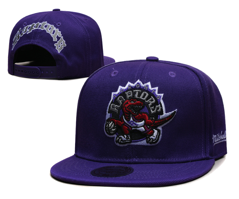 Nba toronto raptors mũ hip hop nam mũ bóng chày vành phẳng thêu thủy triều mũ lưỡi trai trẻ trung