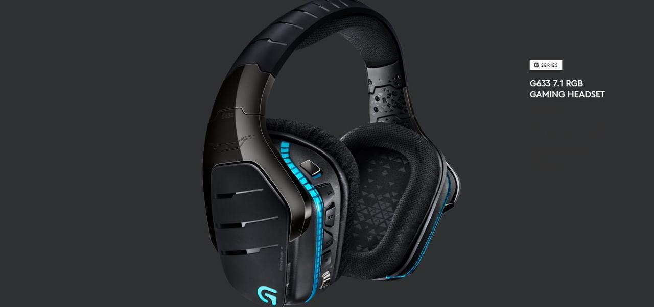Logitech G633s RGB LIGHTSYNC Wired Gaming Headset 7.1 Surround Sound with Mic 14 4a25425a9018cc13b6e402a949bb1f46