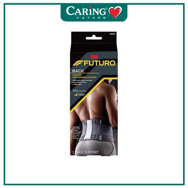 Futuro Back Support Adjustable 32-48 In Comfort Compression For