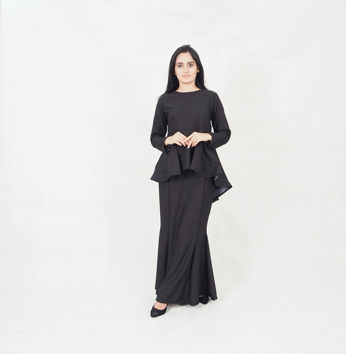 Baju kurung Nafiyah Peplum Fishtail 