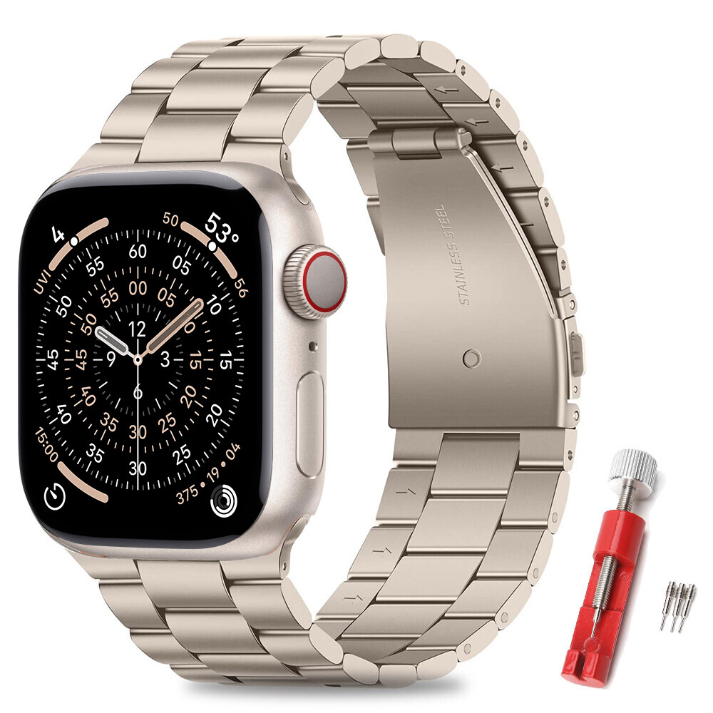 Dây đeo thép không gỉ cho đồng hồ Apple siêu 3 2 1 dây 49mm 45mm 44mm 41mm 40mm 42mm 46mm Phụ kiện d