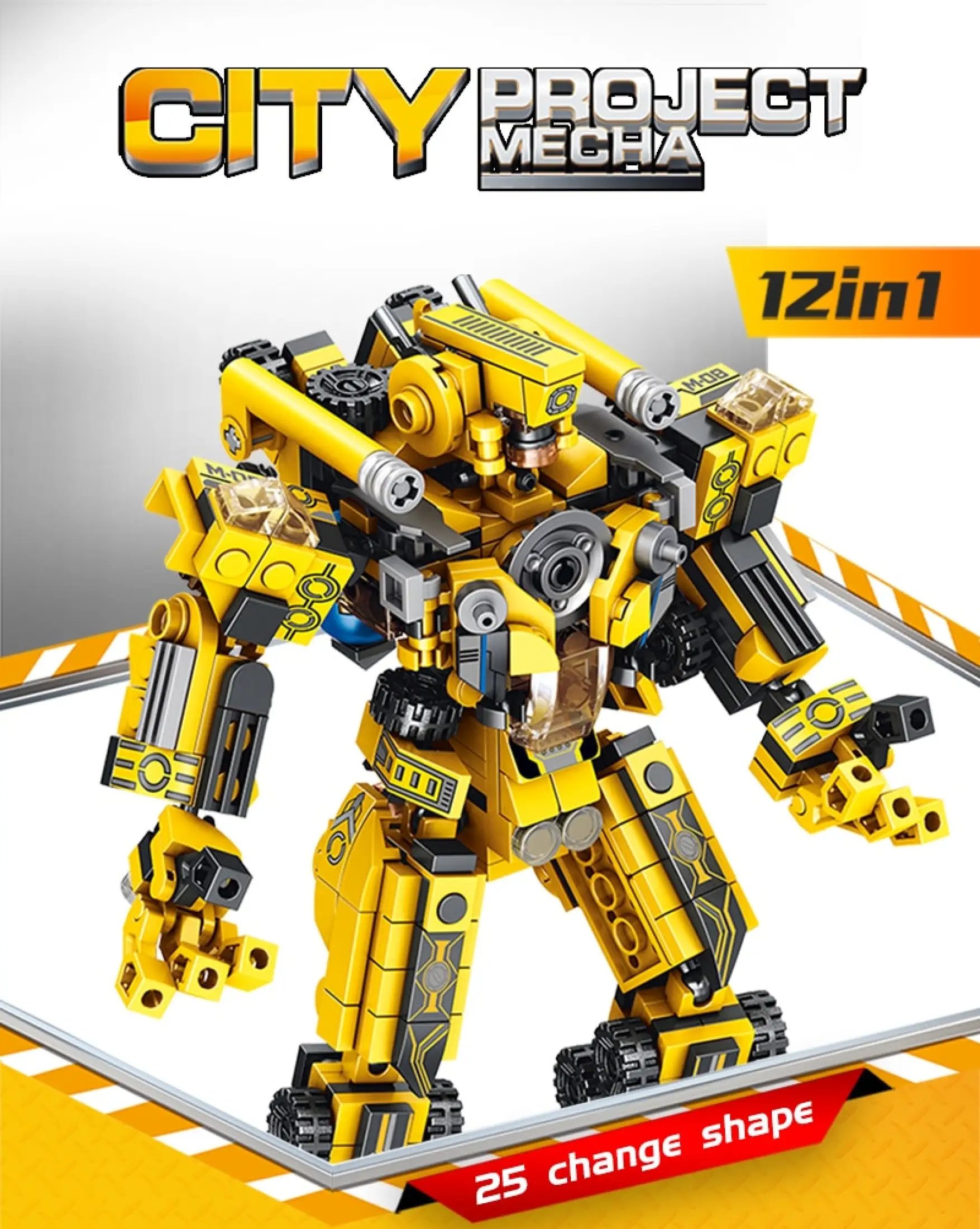 yellow robot toy