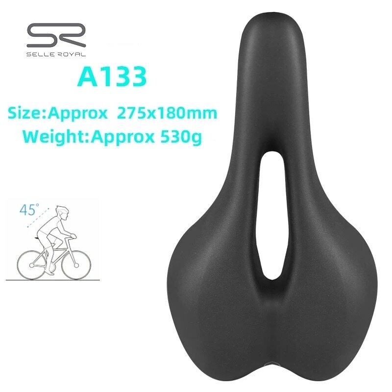 Selle hoàng gia ý đi xe đạp xe đạp mtb xe đạp yên xe đạp ultralight đường sắt hollow pu yên thoáng khí & đệm ghế mềm cho phụ nữ người đàn ông