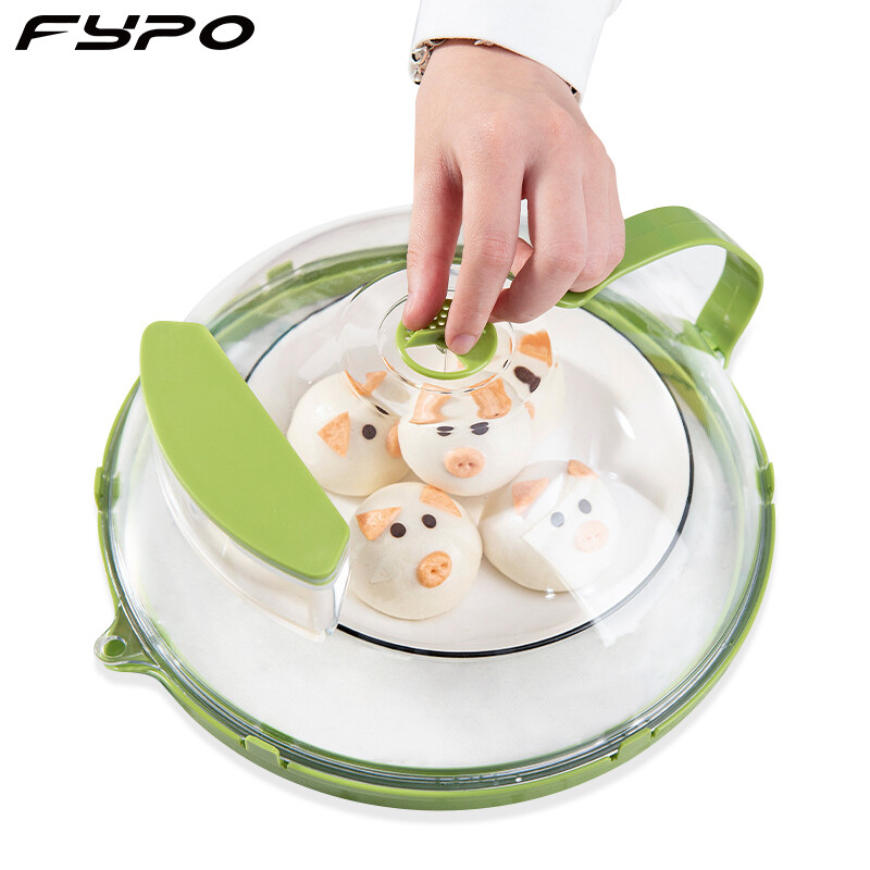 Fypo Upgraded Microwave oven food cover with Water Injection Diversion Microwave Heating Sealing Lid Food Splash Preservation Lid Microwave Splatter Cover