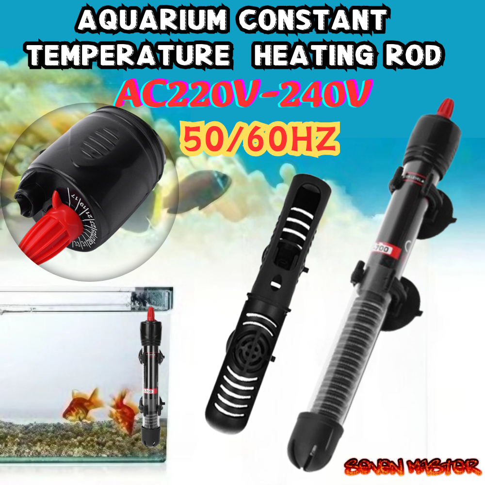 Seven Master 25 50 100 200 300W Aquarium Tank Heater Glass Heating Rod