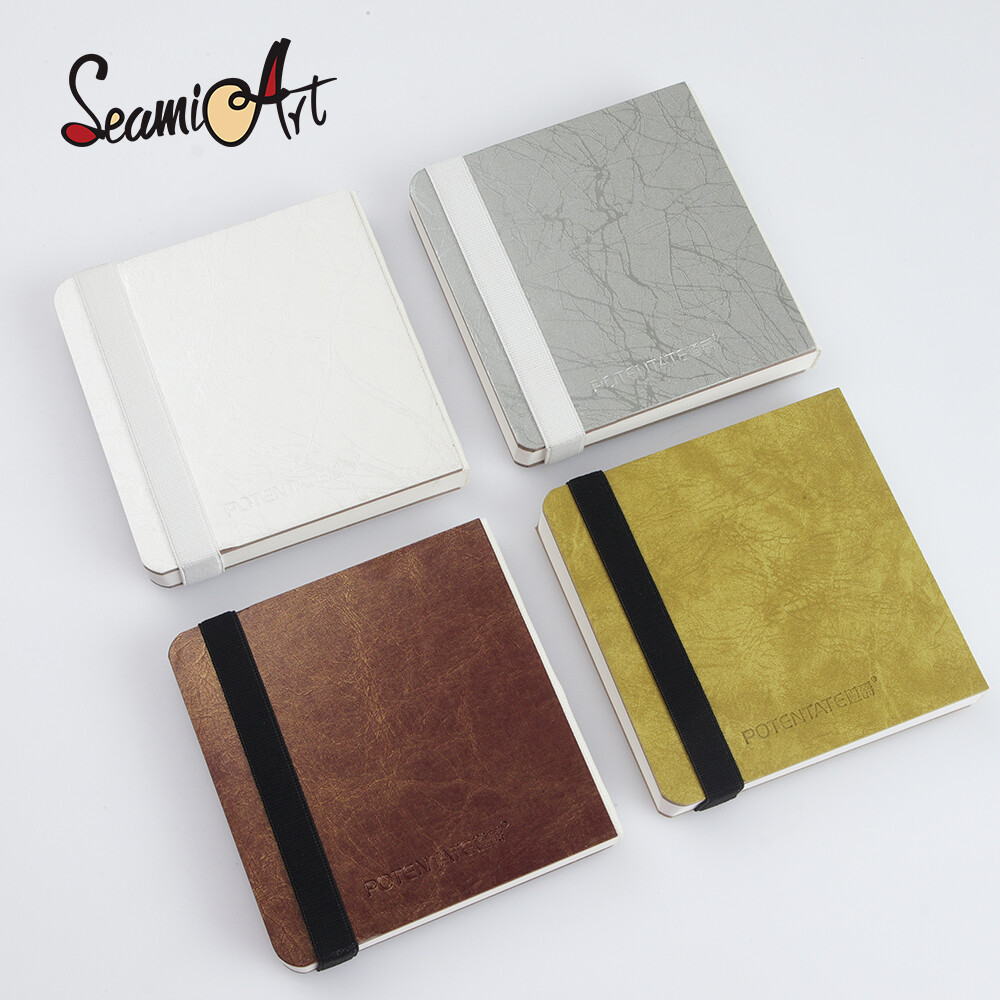 Seamiart Potentate 10x10cm vuông nhỏ màu nước tạp Chí vẽ phác thảo Pad cuốn sổ tay 300gsm 100% Cotton giấy 24 tờ