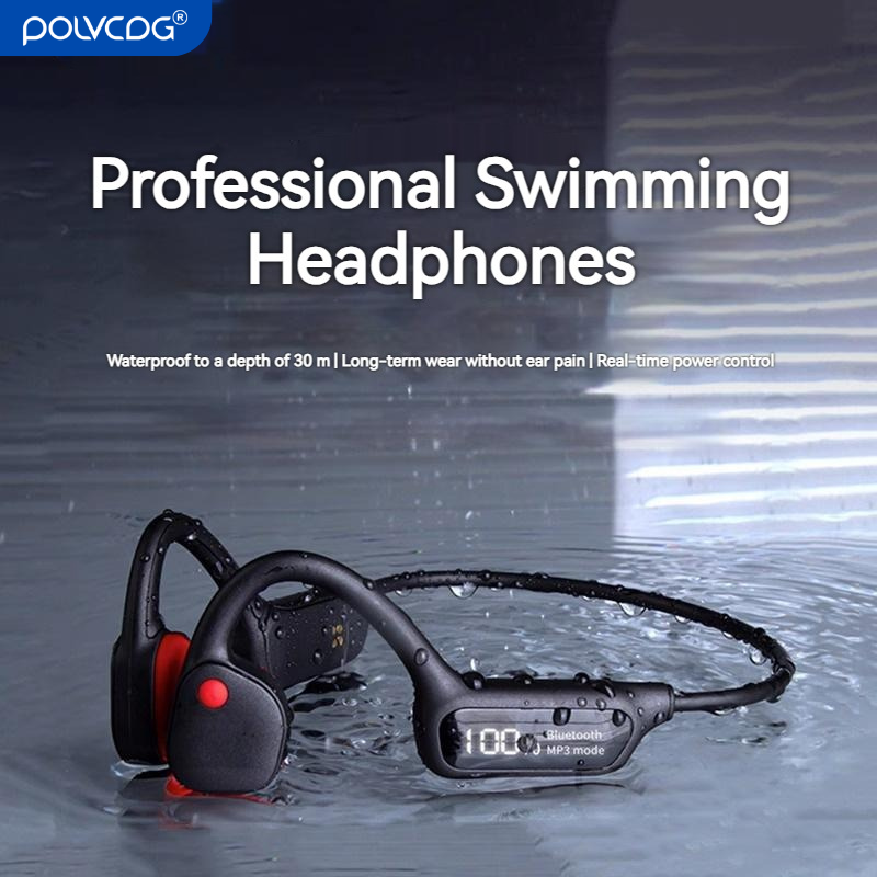 POLVCDG Bone Conduction Earphone X10 Pro Swimming Headphones Bluetooth Earphone Waterproof Swimming Sport Earbuds Ipx8 Waterproof Earphone