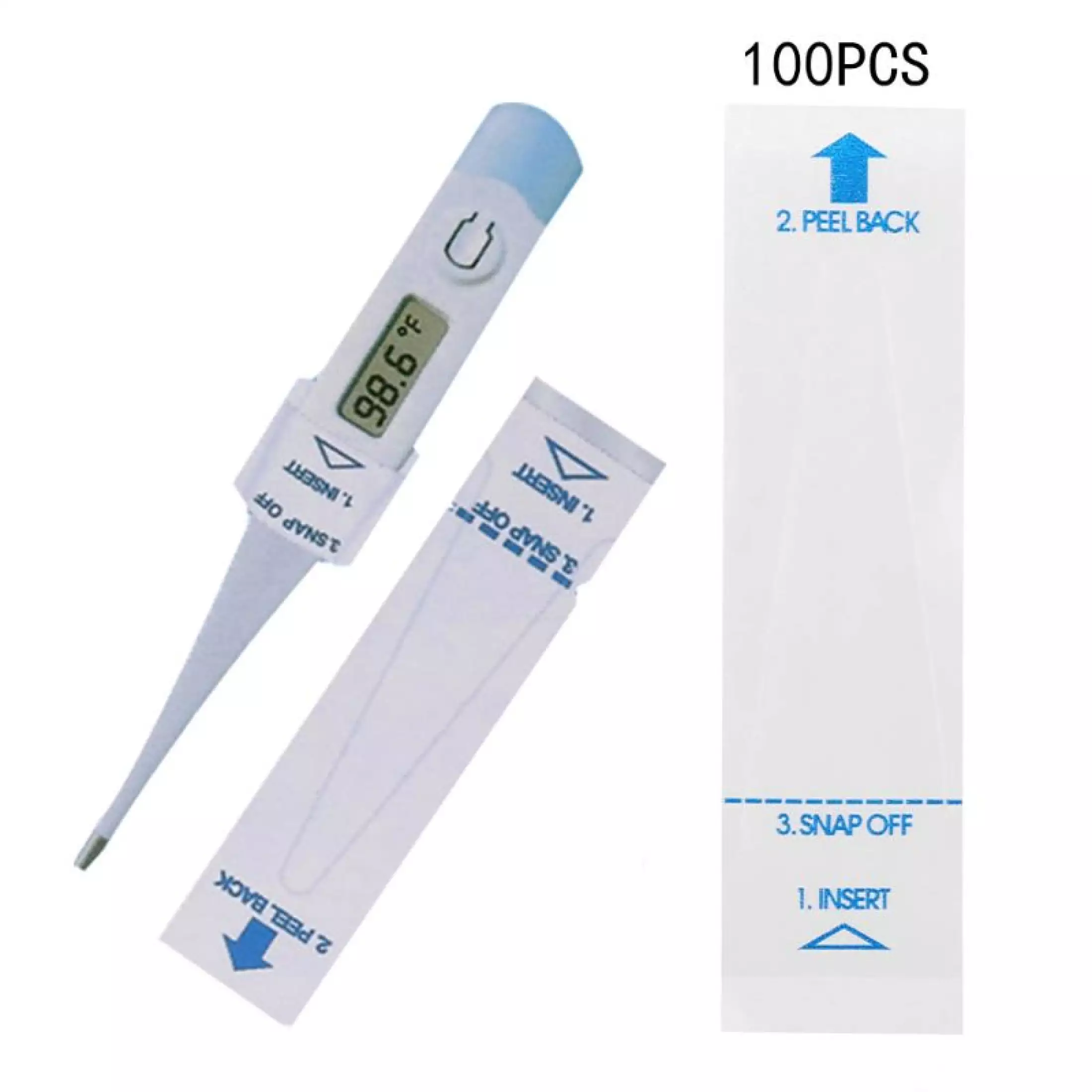 EFINNY 100 Pack Digital Thermometer Probe Covers,Universal Universal Electronic Electronic Rectal Rectal 