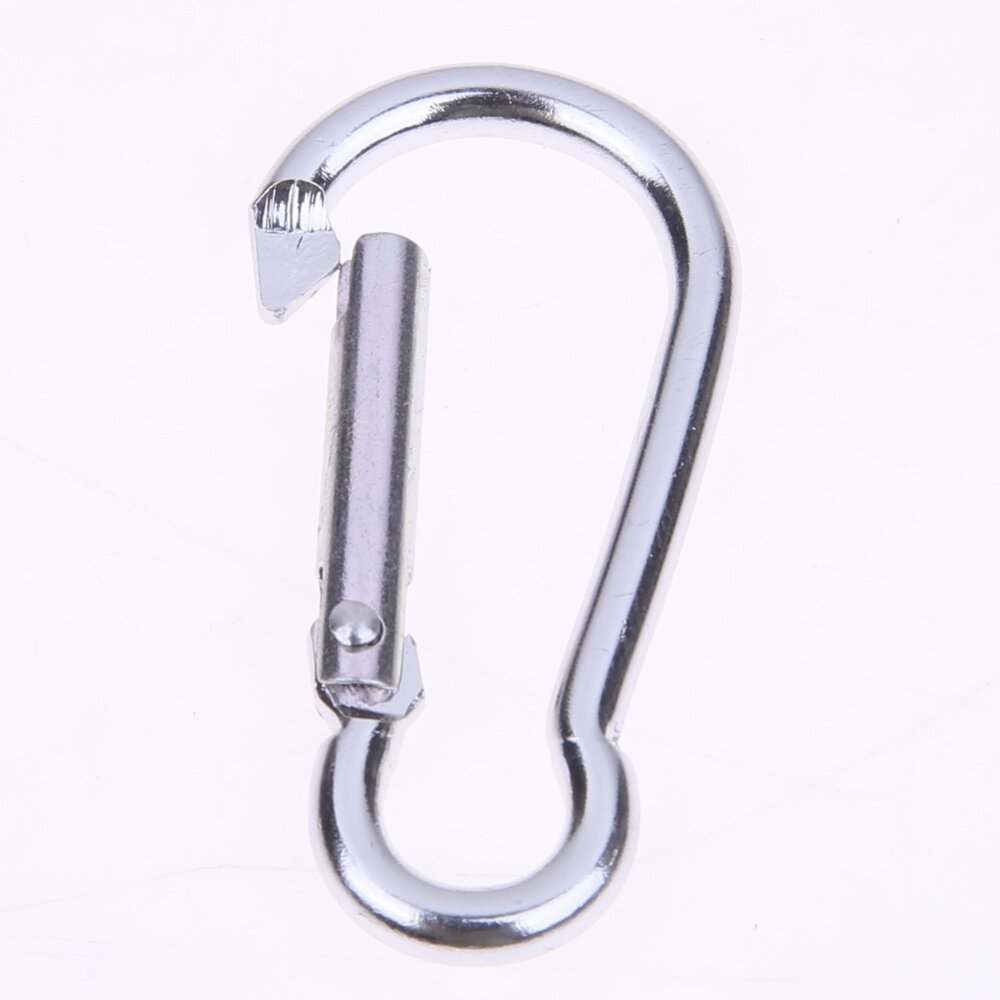 20 Pcs Aluminum Alloy Spring Carabiner Snap Hook Hanger Keychain Hiking