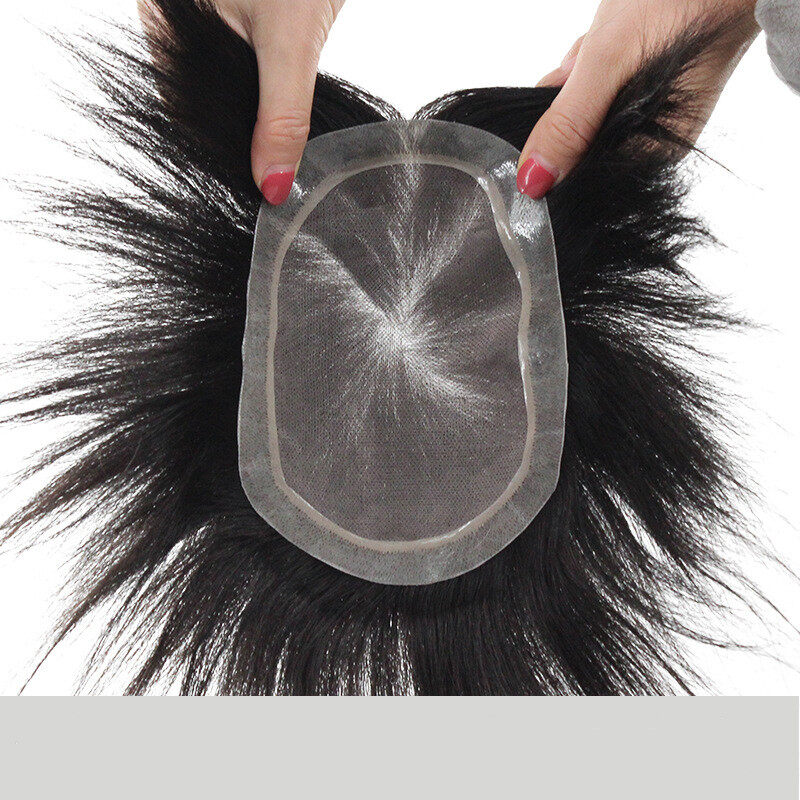 TSE men's wig piece Full hand-woven real hair replacement block realistic and breathable No. 3 Mono base net men's biological scalp wigs ราคา 4,364 บาท*ส่งฟรี