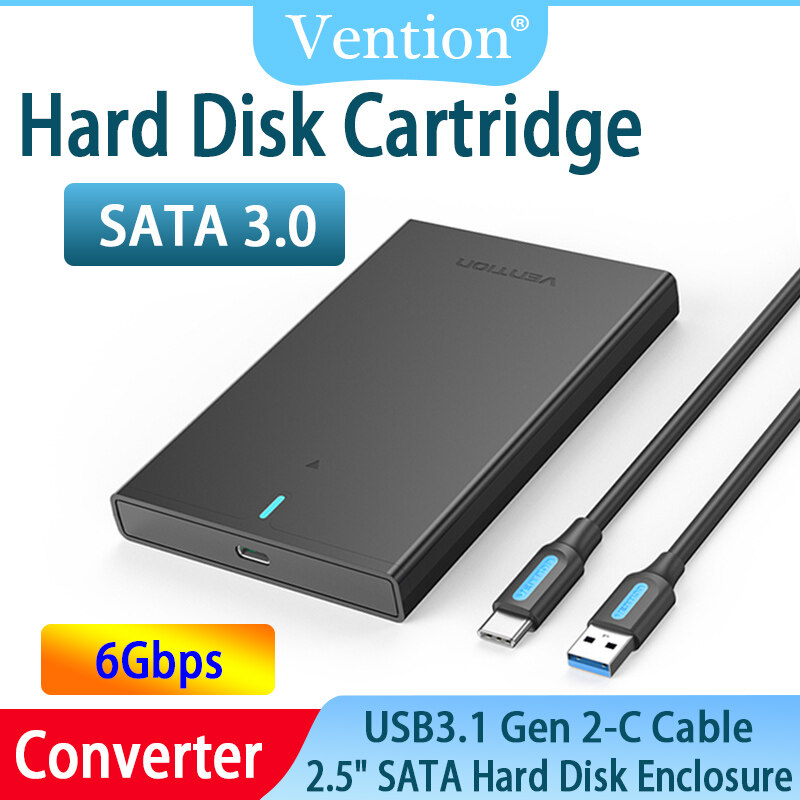 Vention USB C Hard Drive Enclosure USB 3.1 Gen 2 Type C to SATA interface