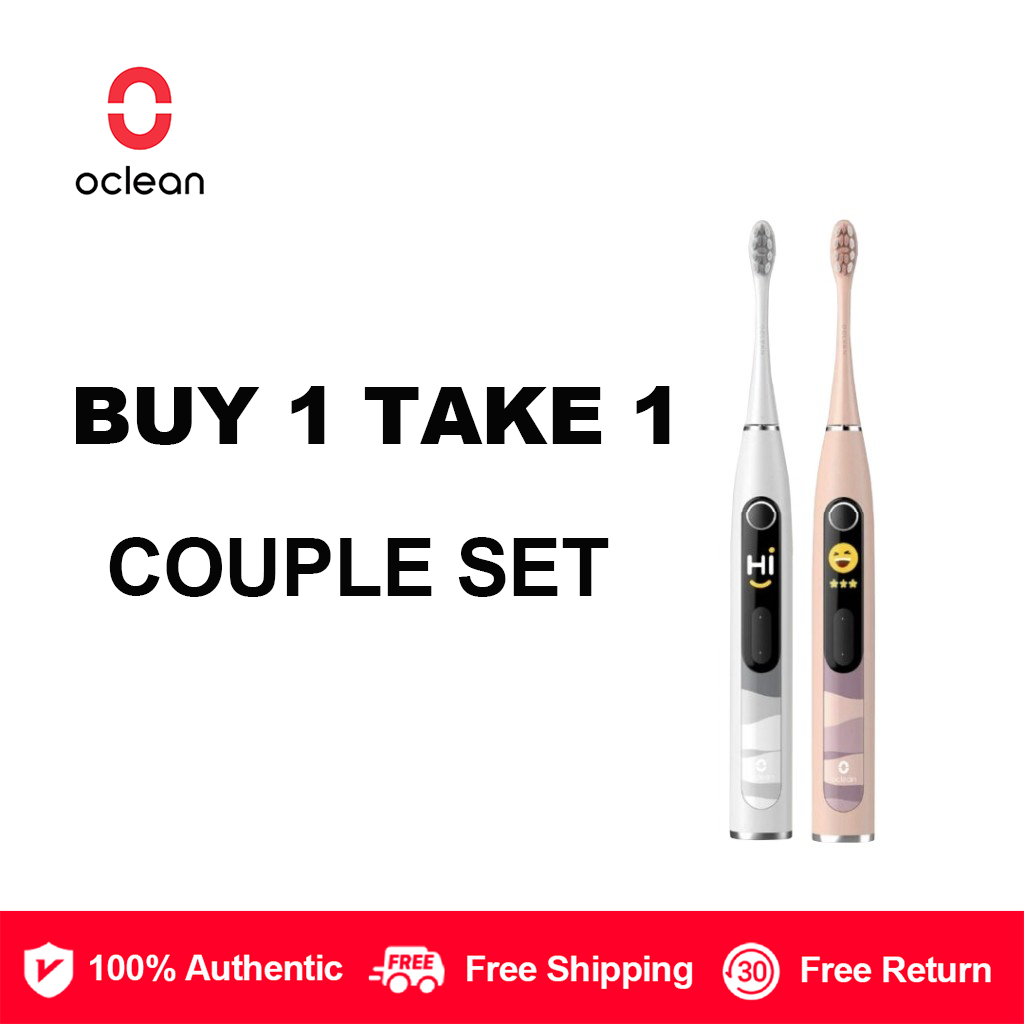 Bàn chải đánh răng điện thông minh oclean X10 với màn hình hiển thị thông minh & tương tác IPX7 2 nă