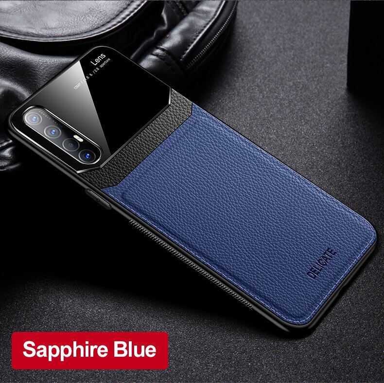 XUANYAO Cases For OPPO Reno3 Case Hard Leather Plexiglass Cover For OPPO Reno3 Pro Case Slim Silicone Soft Frame Acrylic Cover (16)