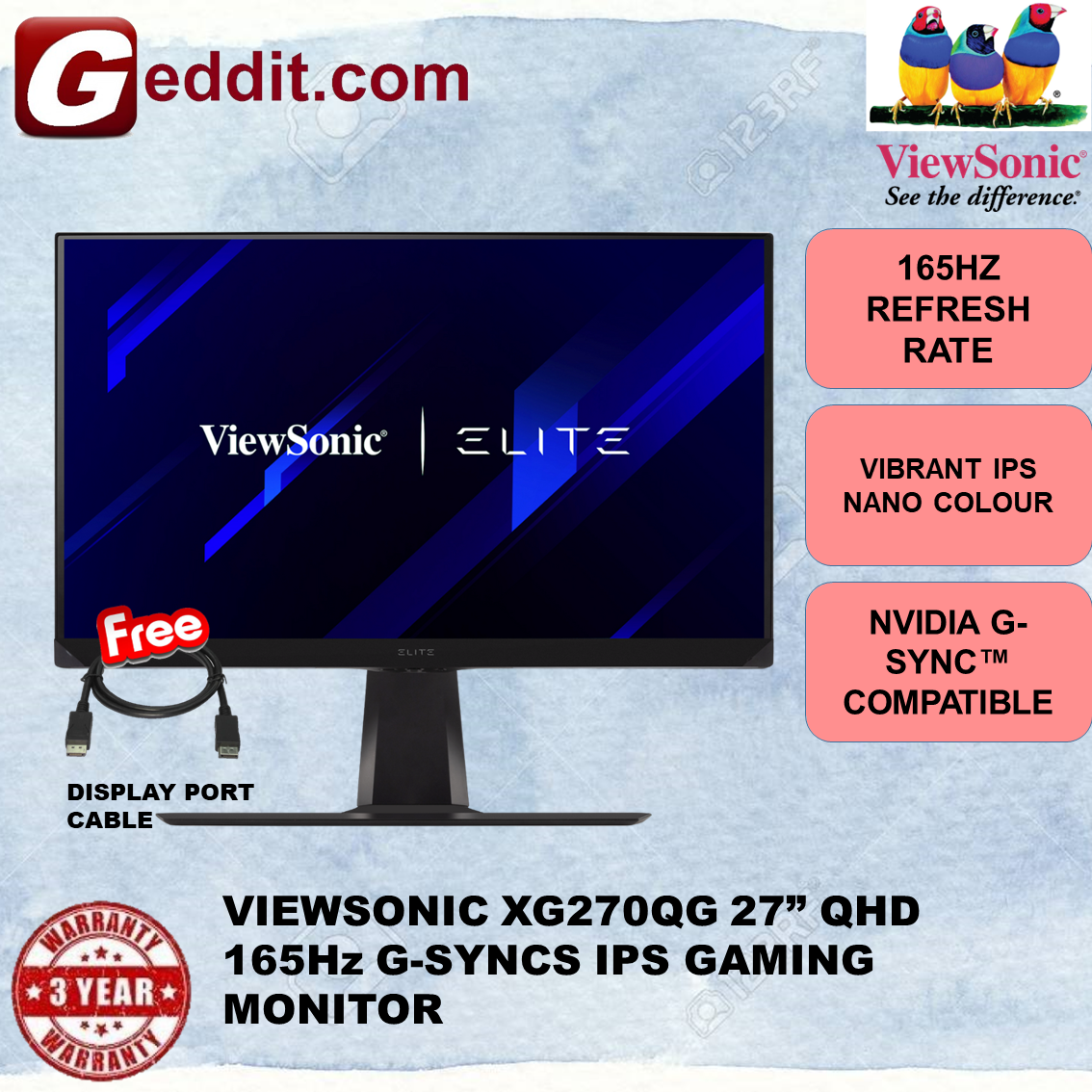 viewsonic elite xg270qg lazada