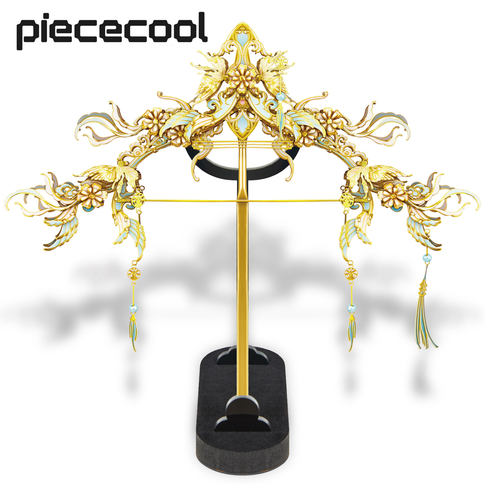 Piececool 3D Metal Puzzles for Adults Bow Hairpin Model, Chinese Style Gift Arrangement wearable Best Gift for Women ราคา 536 บาท*ส่งฟรี
