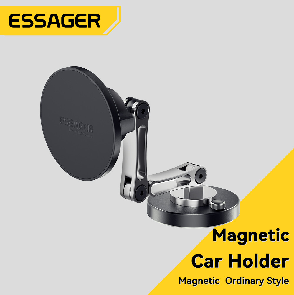 Essager 15W Qi sạc không dây cho xe hơi Giá gắn giữ điện thoại 360 ° xoay tự do Cho iPhone 15 14 Pro