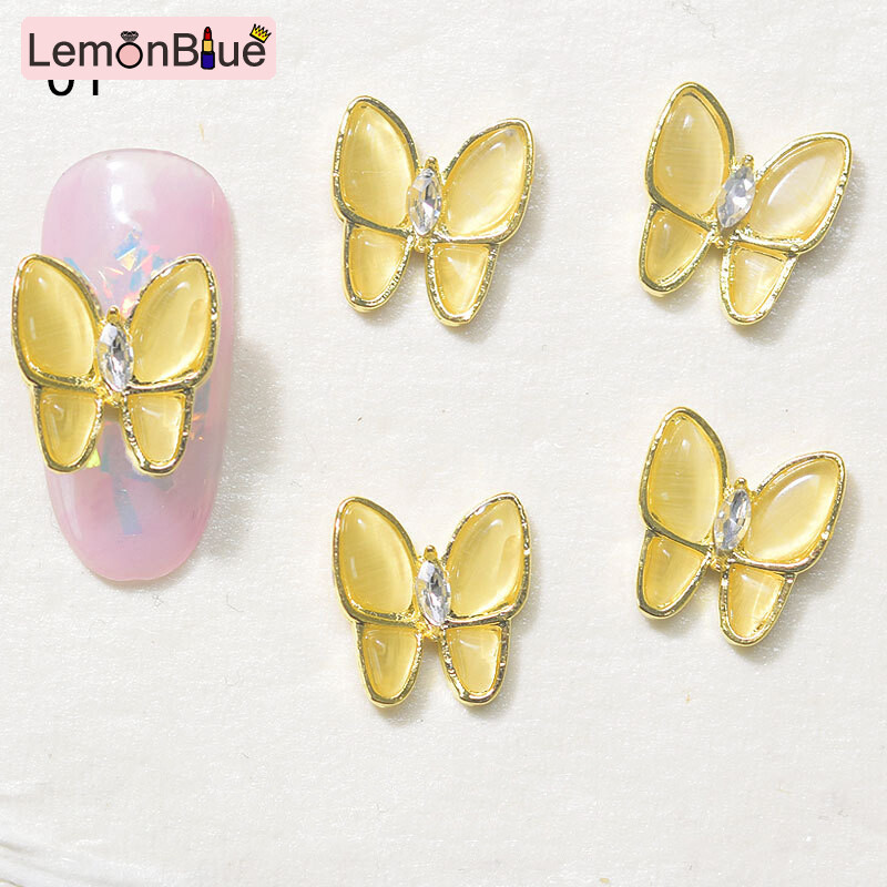 Gambar LemonBlue 10 PCS 3D Nail Rhinestones for Nails Decor Nail Art Crystal Nail Studs for Women Girls