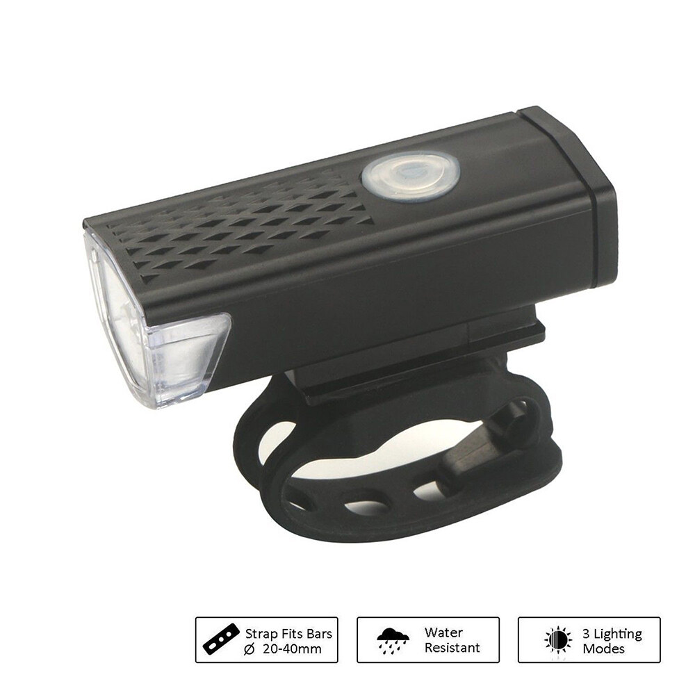 ISingo] Đèn Xe Đạp USB Có Thể Sạc Lại 300 Lumens Đèn Xe Đạp Đèn