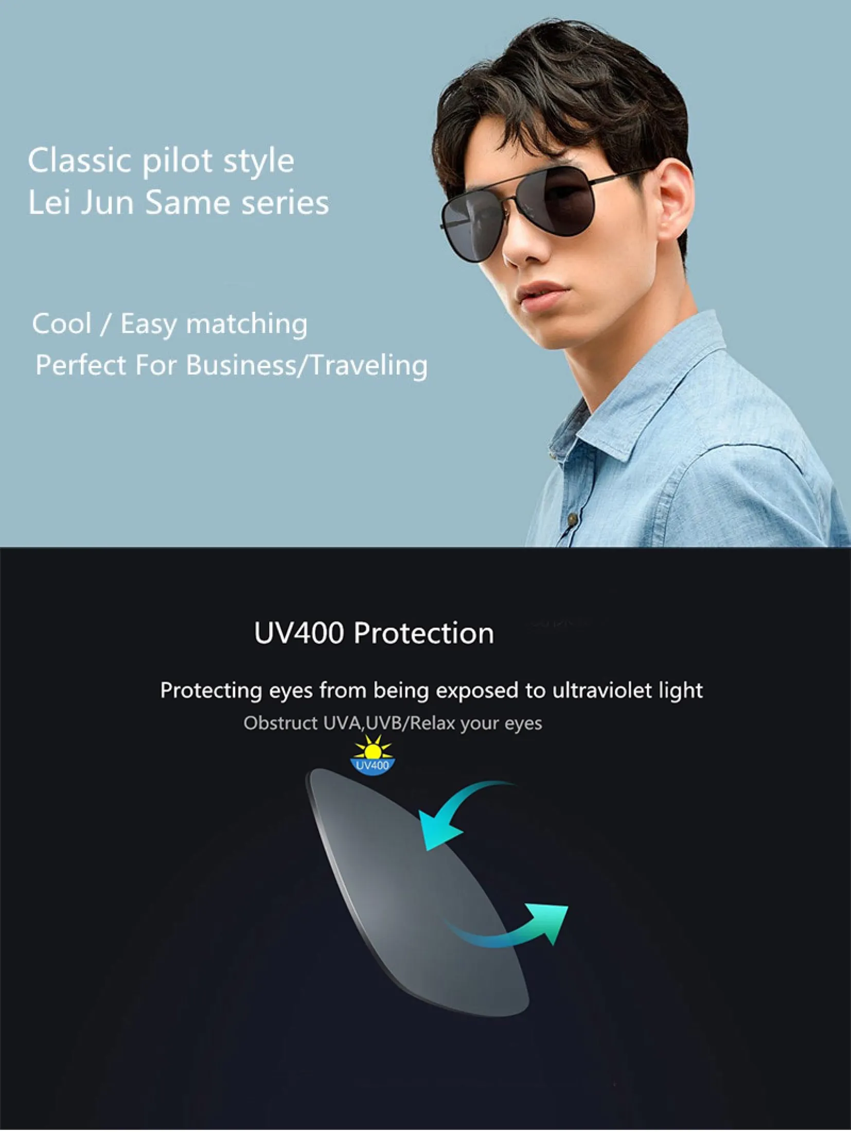 Xiaomi Mi Polarized Navigator Sunglasses Gray Aviator UV400 TYJ02TS 7 Xiaomi Mi Polarized Navigator Sunglasses Gray Aviator UV400 TYJ02TS 7