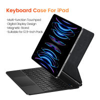 คีย์บอร์ดบลูทูธไร้สาย Toocki สำหรับ IPad Pro IPad Air4/Air5/iPad Pro 12.9/แล็ปท็อป11นิ้วพร้อมแป้นพิมพ์ทัชแพดที่ใส่ดินสอแบนแป้นพิมพ์บลูทูธพร้อมจอแสดงผลดิจิตอล