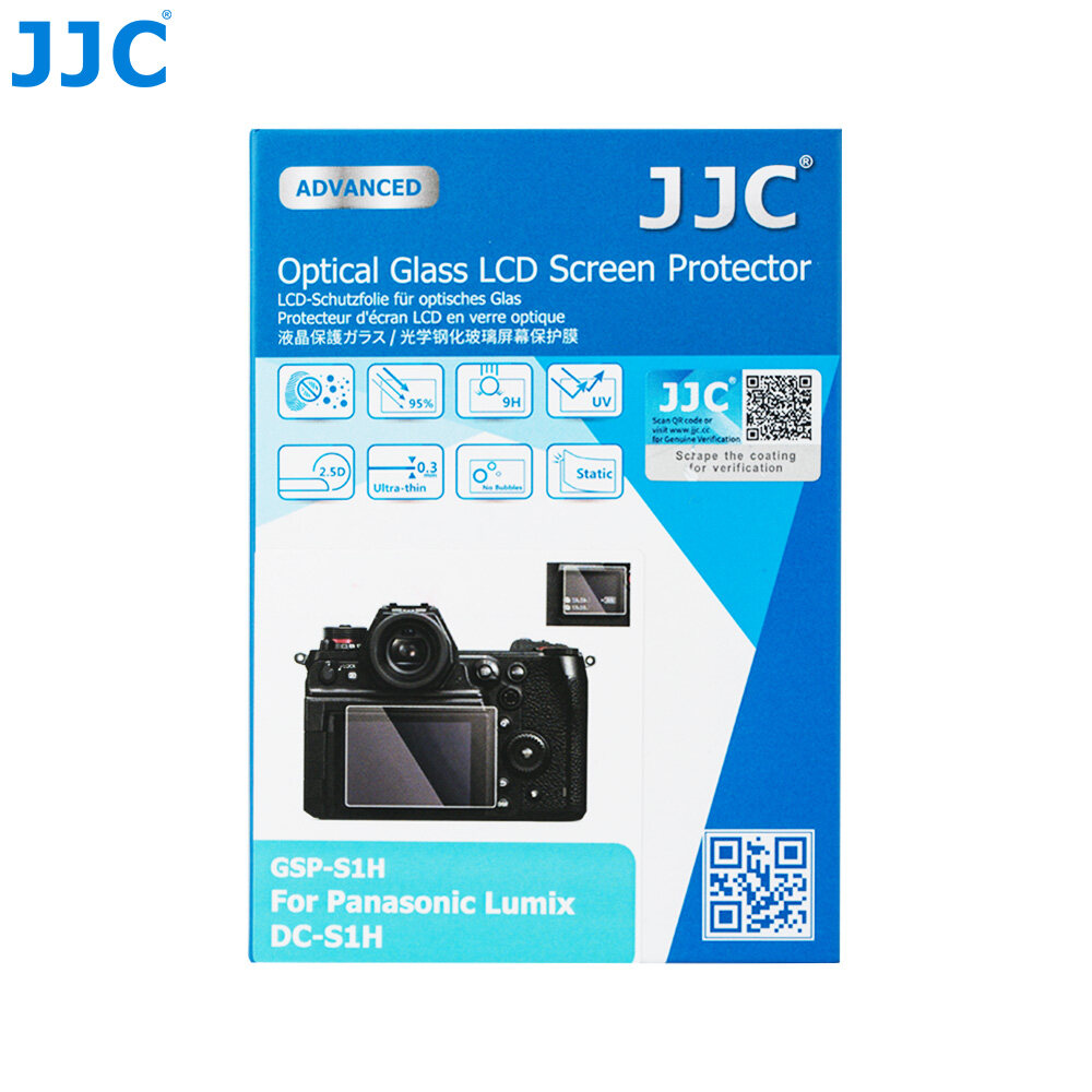 Jjc panasonic máy ảnh hd tempered glass lớp bảo vệ màn hình lcd tấm dán bảo vệ màn hình cho panasoni