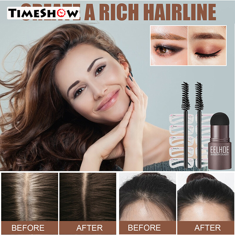 Gambar New Waterproof With 10 Kinds Reusable Eyebrow Stencils Brow Stamp Shaping Kit
